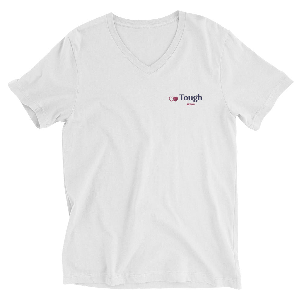 Tough 50 Years - Unisex Short Sleeve V-Neck T-Shirt