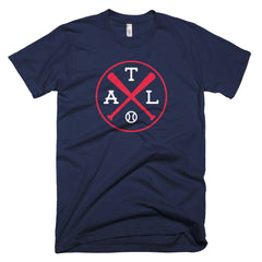 ATL Crossed Bats Baseball T-Shirt - Citizen Threads Apparel Co.