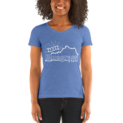 Kentucky "The Bluegrass State" Womens T-Shirt
