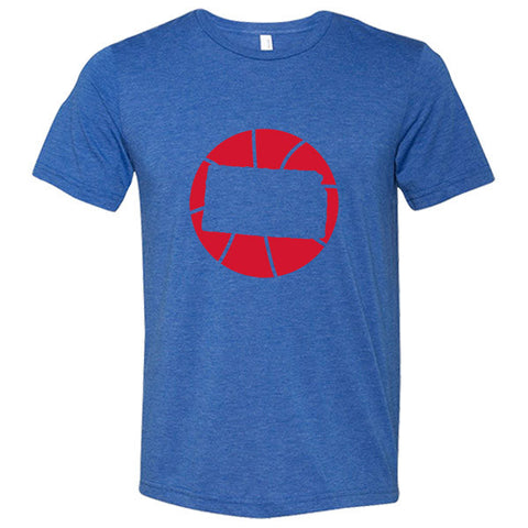 Kansas Basketball State T-Shirt - Citizen Threads Apparel Co. - 1
