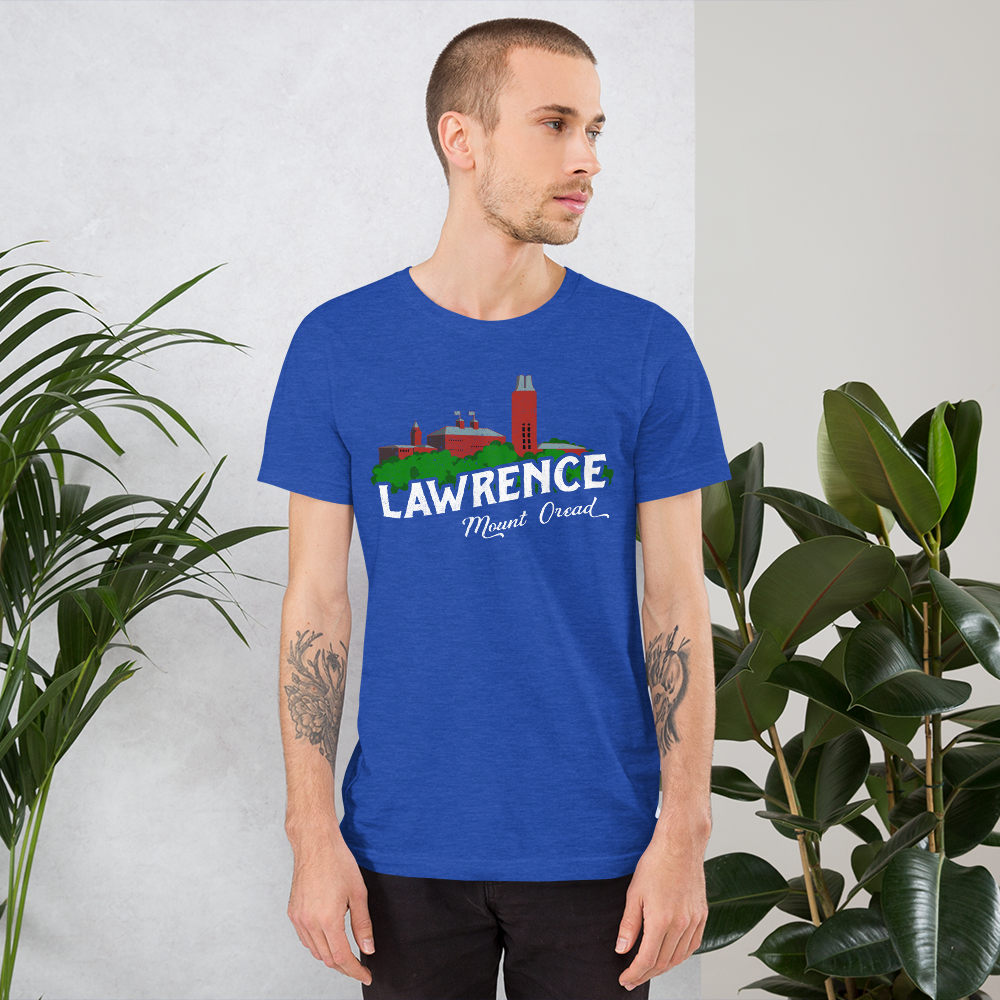 Lawrence Kansas Mount Oread Campus T-Shirt