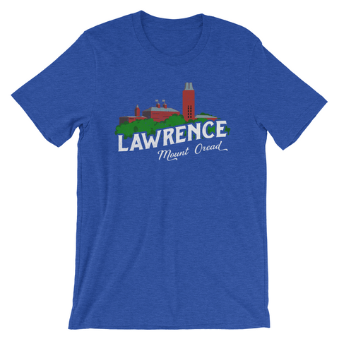 Lawrence Kansas Mount Oread Campus T-Shirt