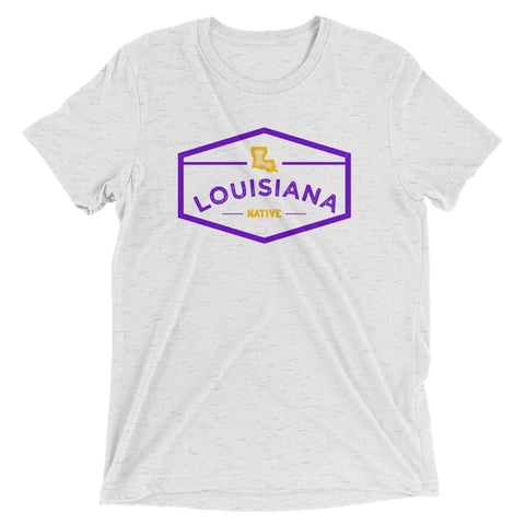 Louisiana Women's Vintage Sport T-Shirt - State Design Women's Louisia