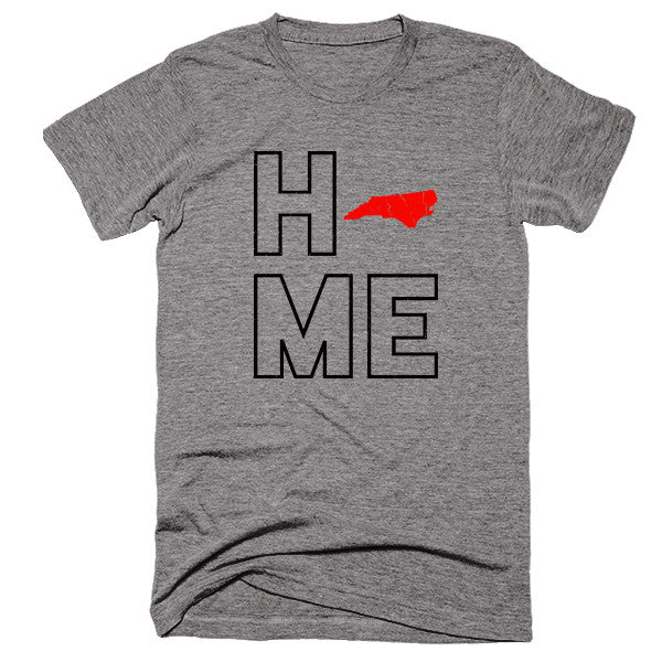 North Carolina Home T-Shirt | Red - Citizen Threads Apparel Co.
