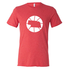 Nebraska Basketball State T-Shirt - Citizen Threads Apparel Co. - 1
