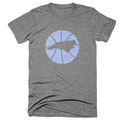 North Carolina Basketball State T-Shirt - Citizen Threads Apparel Co.