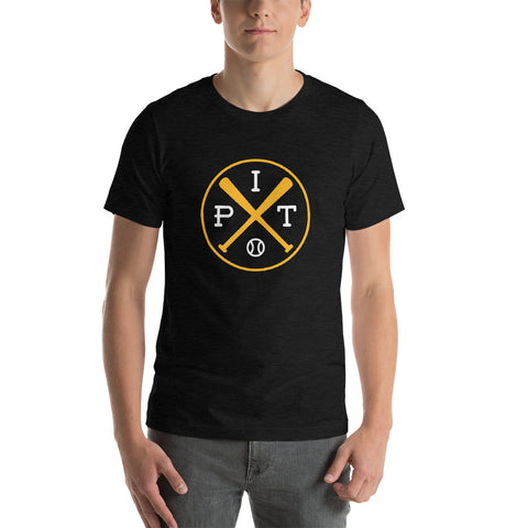 Pittsburgh Crossed Baseball Bats T-Shirt