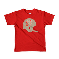 SF Football Helmet Kids T-Shirt