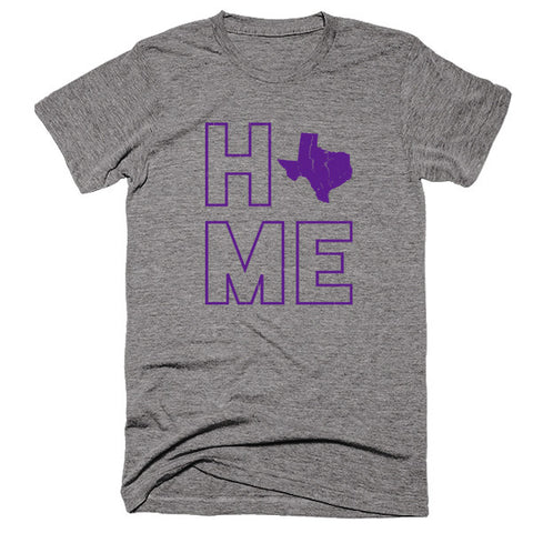 Texas Home T-Shirt | Purple - Citizen Threads Apparel Co.