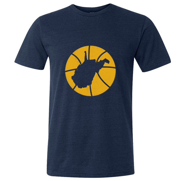 West Virginia Basketball State T-Shirt - Citizen Threads Apparel Co. - 1