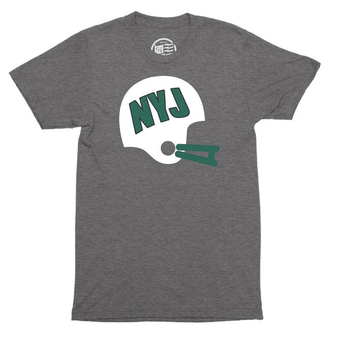 NYJ Helmet T-Shirt - Citizen Threads Apparel Co.