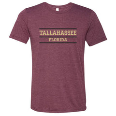 Tallahassee Florida Tri-blend T-shirt - Citizen Threads Apparel Co. - 3