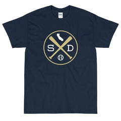 San Diego Crossed Baseball Bats T-Shirt