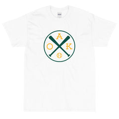 Oakland Crossed Baseball Bats T-Shirt