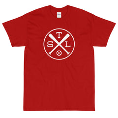 St. Louis Crossed Baseball Bats T-Shirt