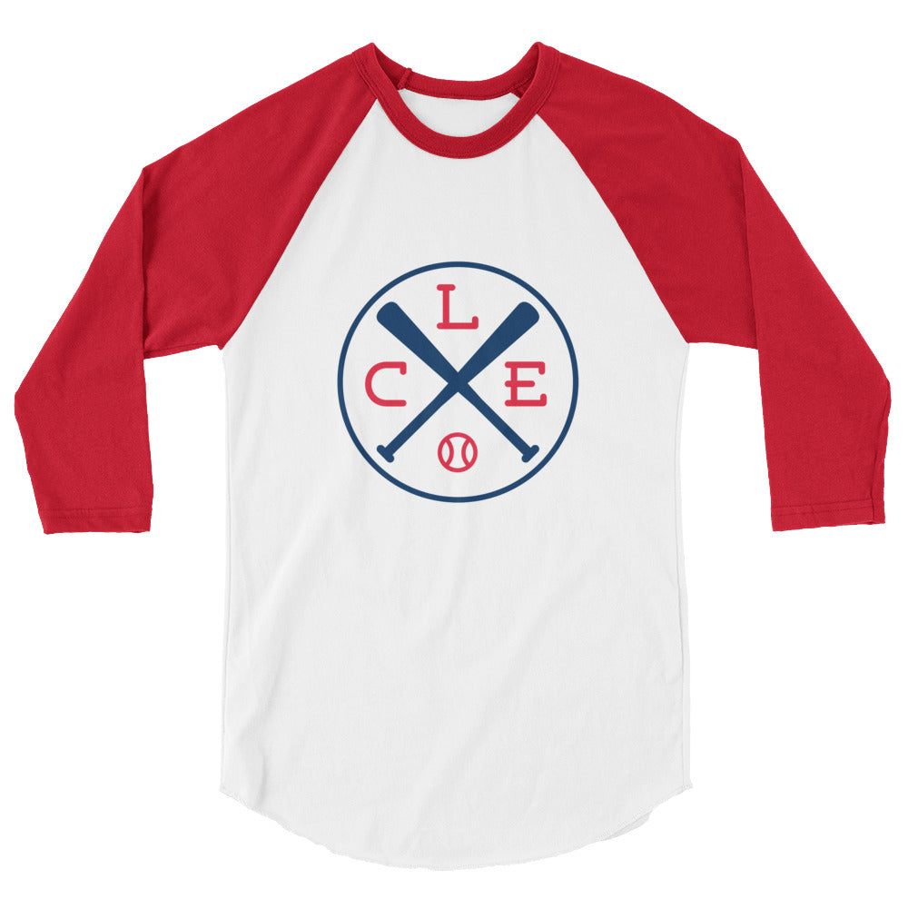 Cleveland Baseball Raglan - 3/4 Sleeve Shirt
