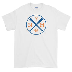 New York NYM Crossed Baseball Bats T-Shirt